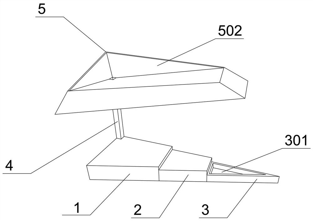 A combined sponge seat group with the function of collecting rain, storing water and greening