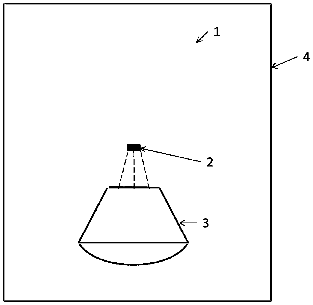 Sputtering target device for system-level ignition test of electric propulsion spacecraft