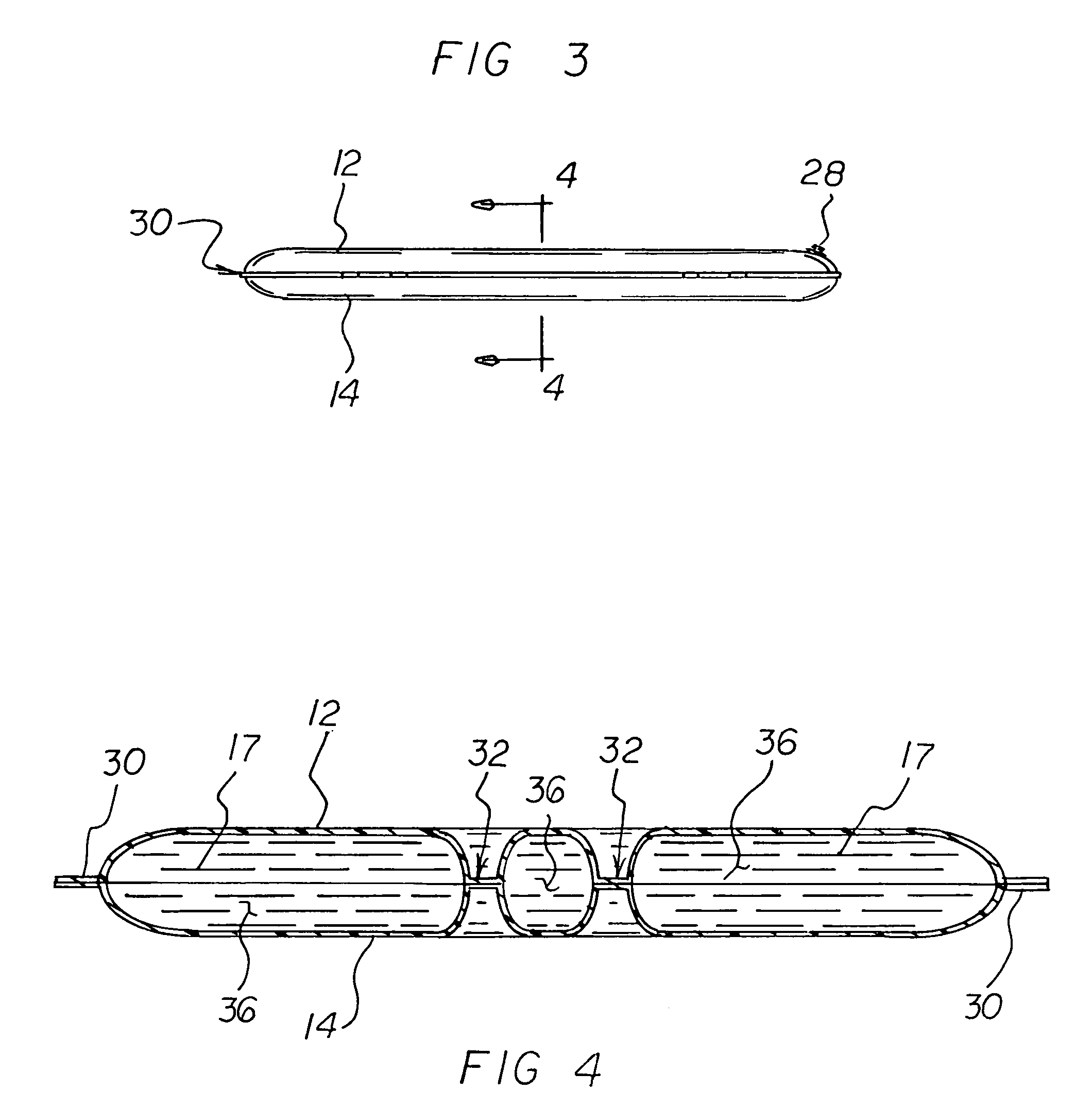 Vehicle bed liner apparatus containing a compartmented ballast chamber