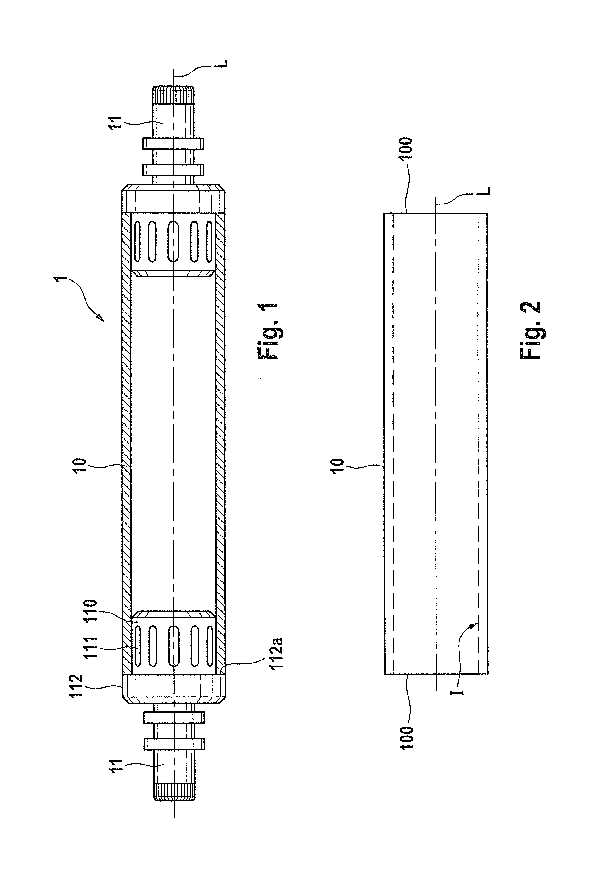 Winding shaft and method for inserting a winding shaft into a winding device