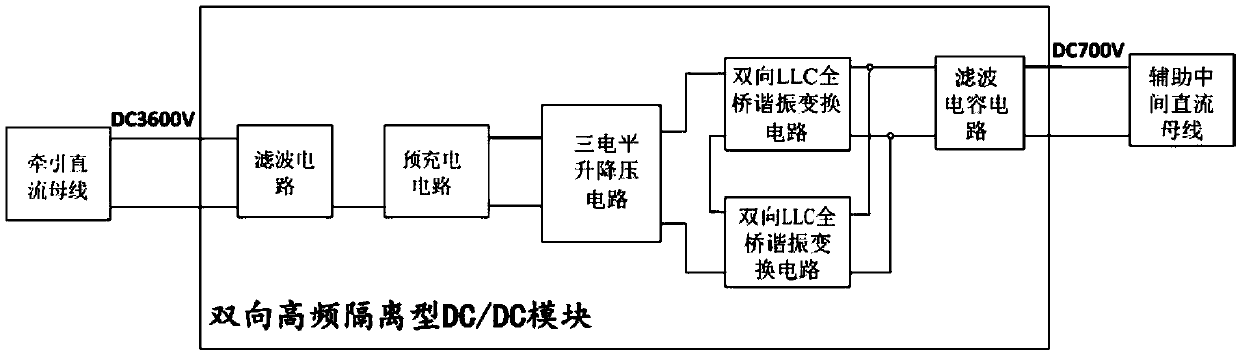 Bidirectional high-frequency isolation type DC/DC module