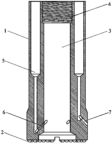 Cyclone type reverse-circulation well flushing and fishing device