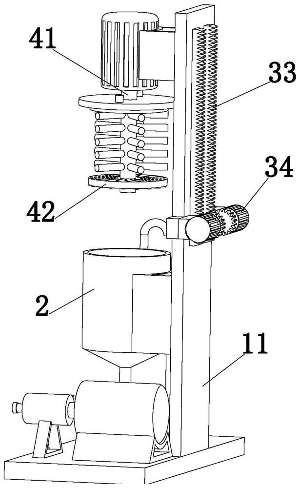 Paint grinding device