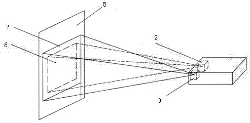 Image data collection method for intelligent interactive micro-projection device