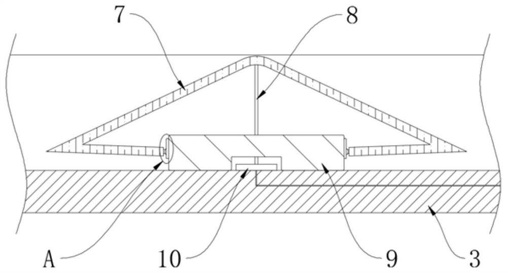 A coal mine roadway with water seepage warning function