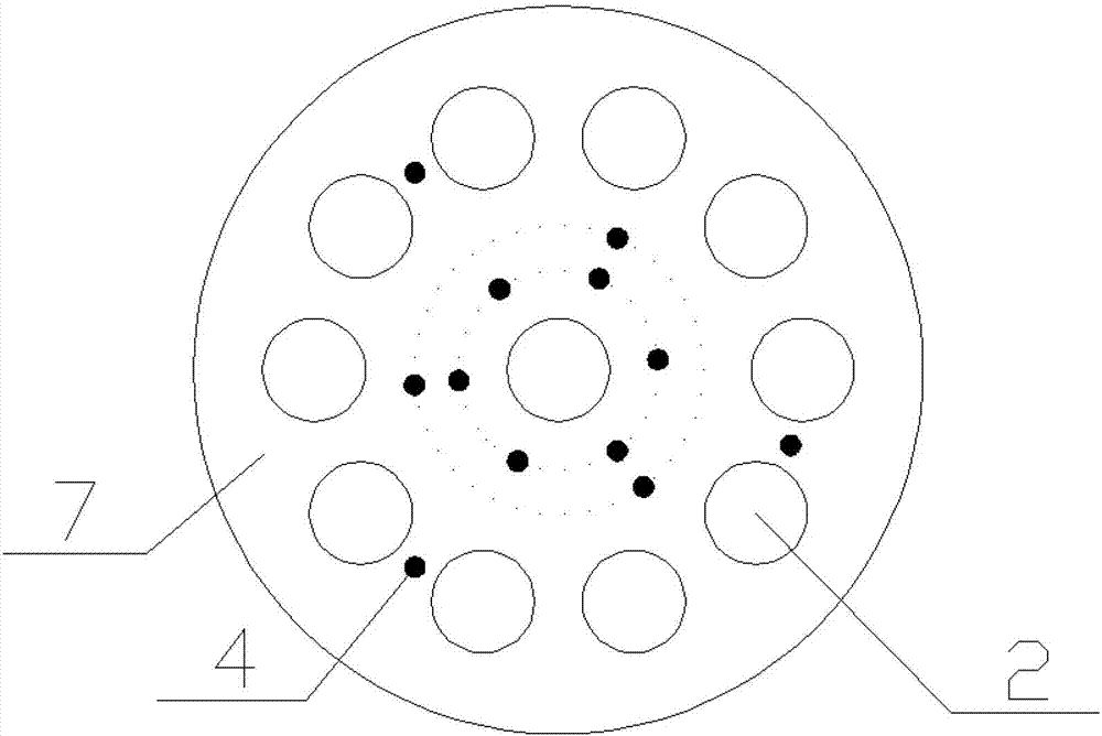 Heat block device for reducing heat loss of experimental tube section in flowing heat exchange experiment