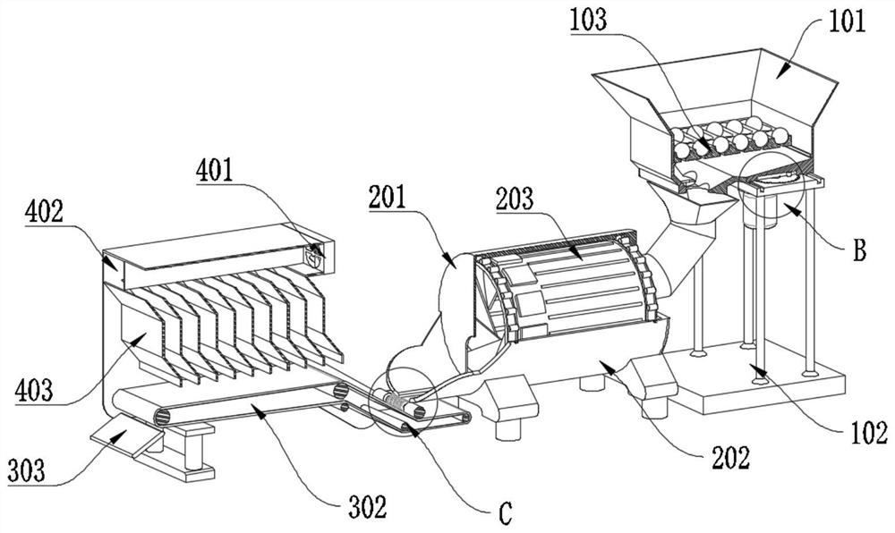 Foundry sand incremental fast-drying equipment based on iron piece