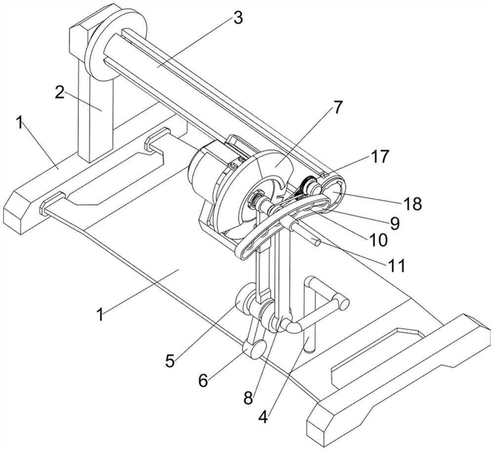 Window pulley rubber ring equidistant cutting equipment