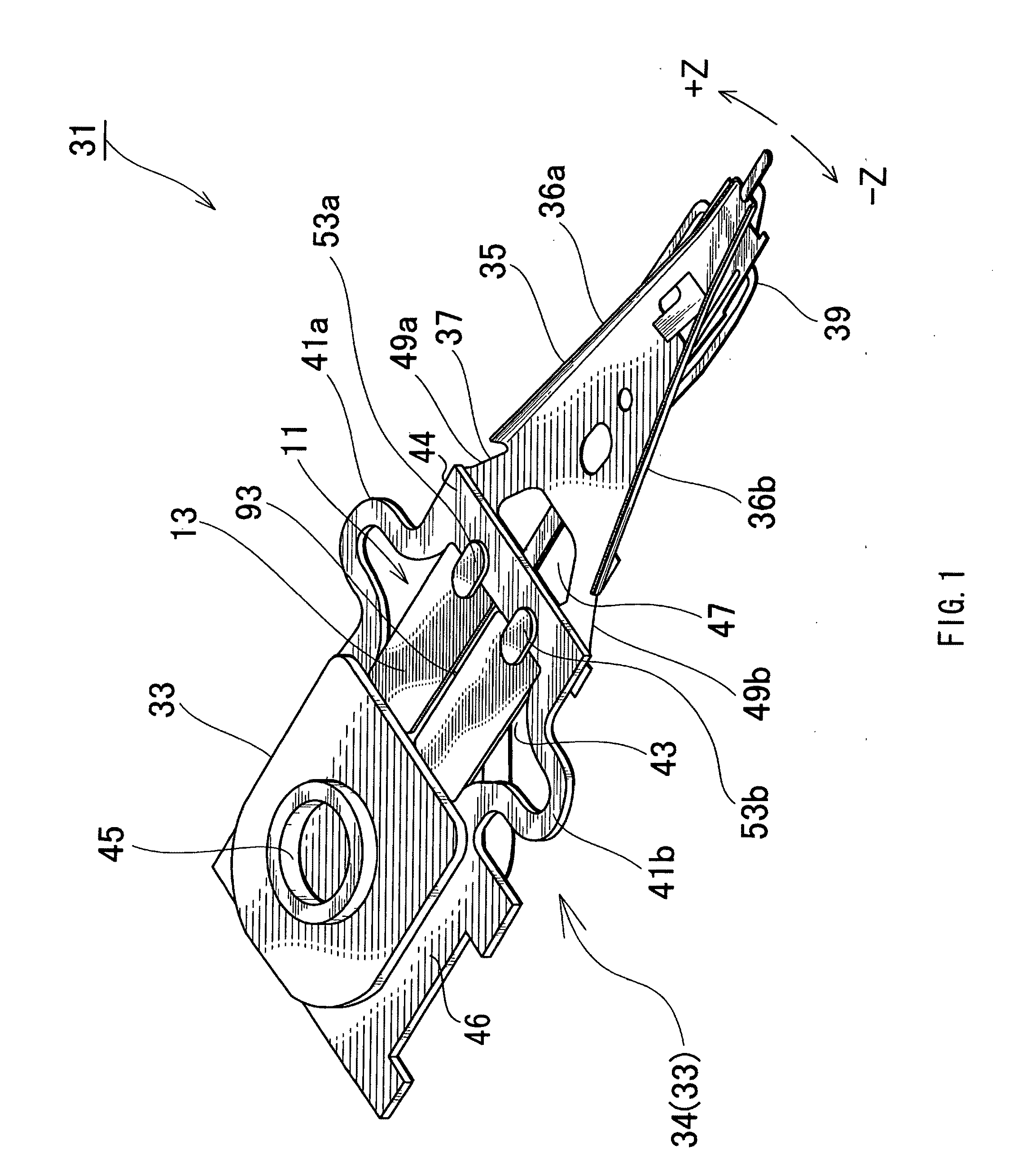 Electrical connecting structure and electrical connecting method for piezoelectric element, piezoelectric actuator, and head suspension