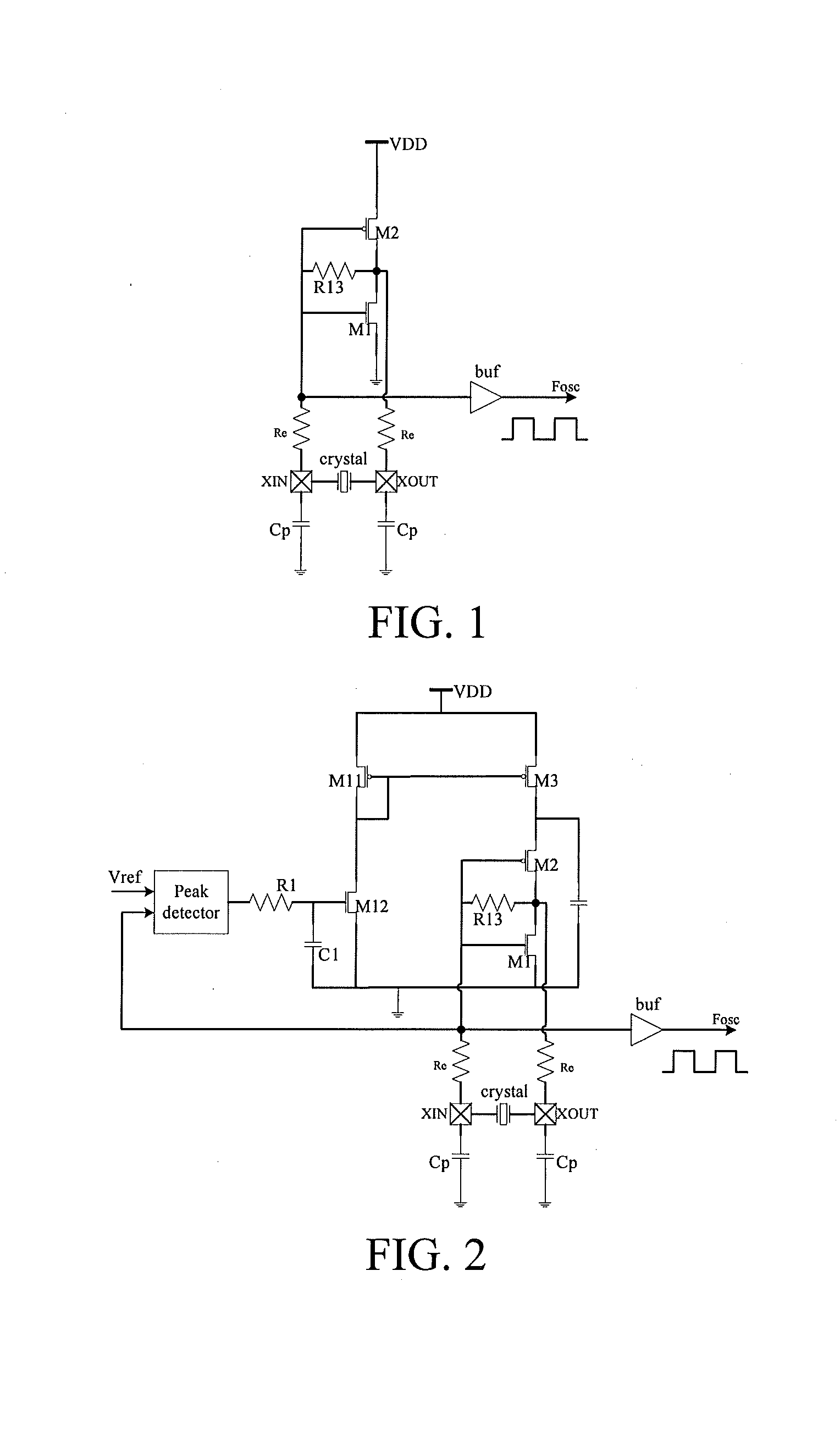 Crystal oscillator circuit having low power consumption, low jitter and wide operating range