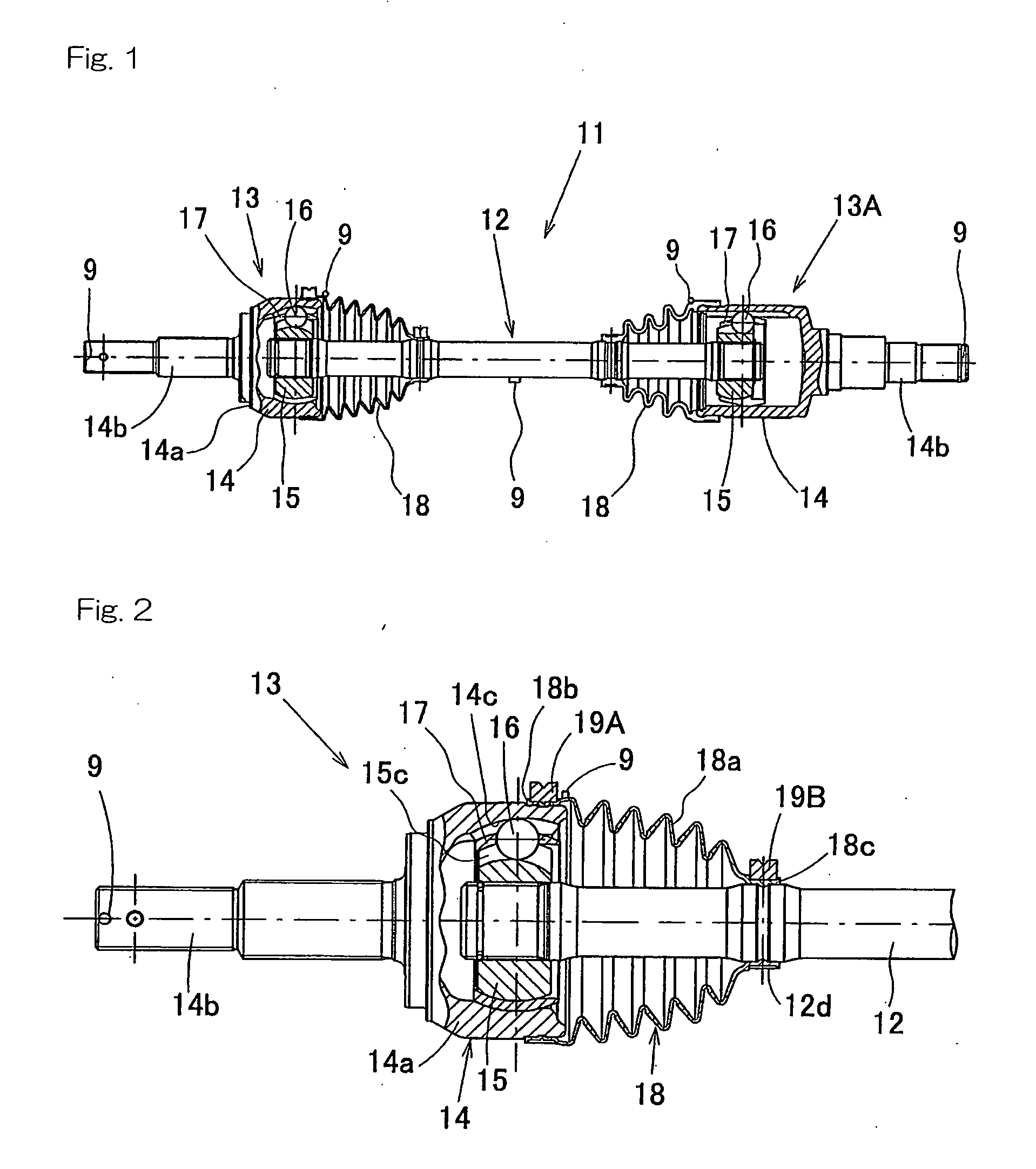 Constant velocity universal  joint and quality control method for the same