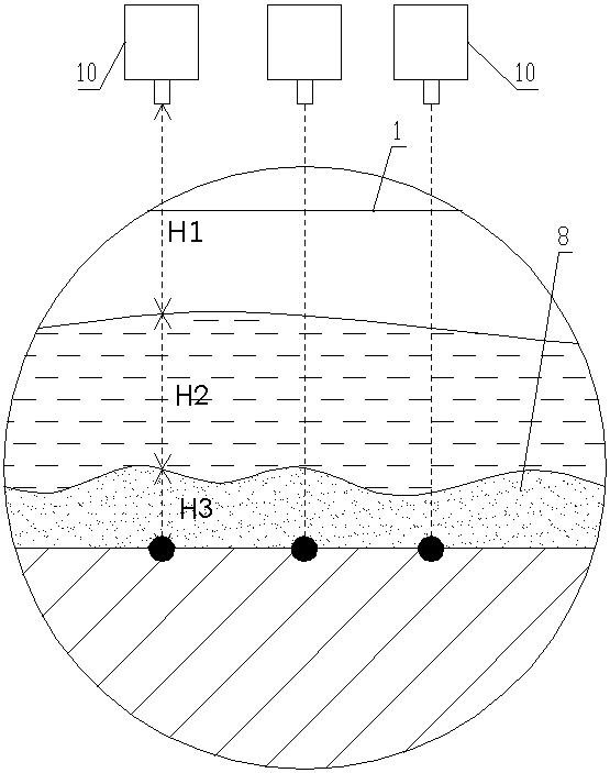 Simulation device for river bed dynamic change under flood action and multipoint real-time monitoring method