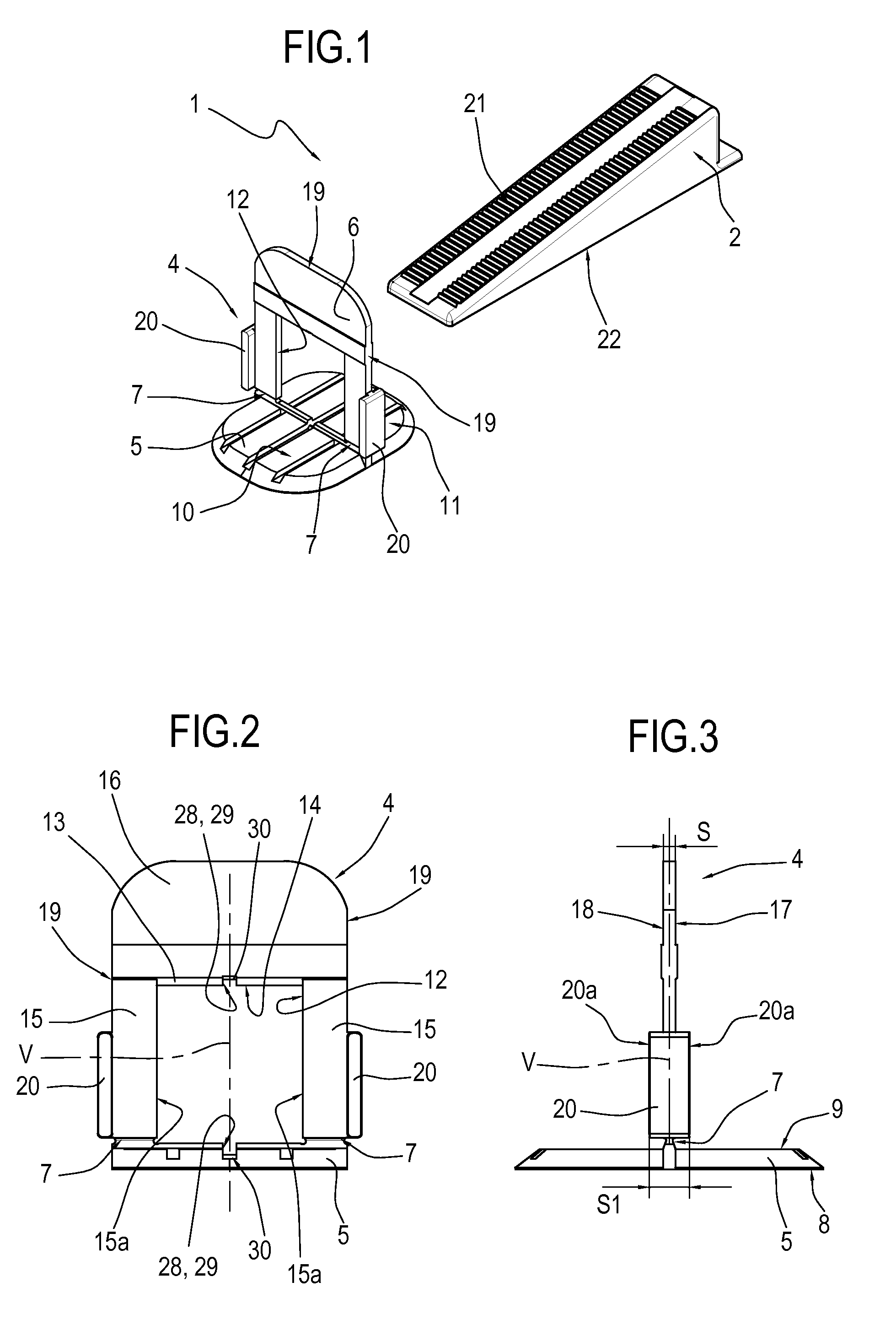 Leveling and aligning device for installing tiles