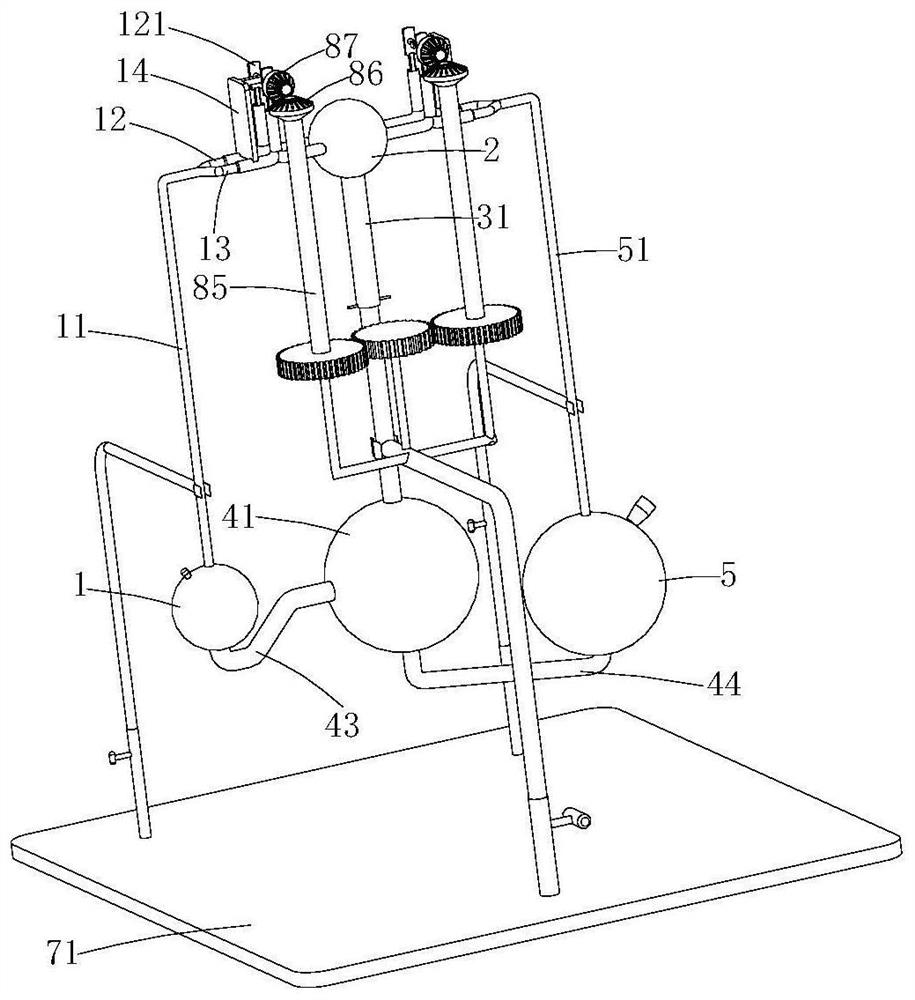 A device for extracting nitrosamine compounds