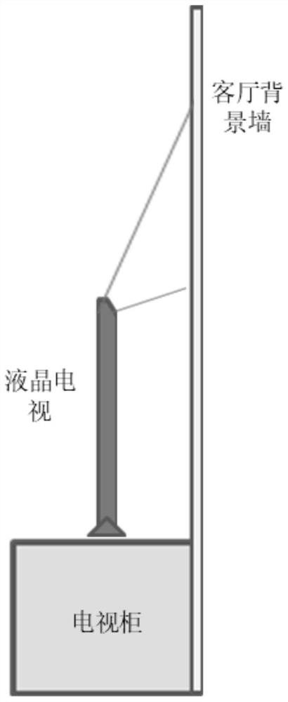 Liquid crystal display television, double-screen display method and device for liquid crystal display television and storage medium