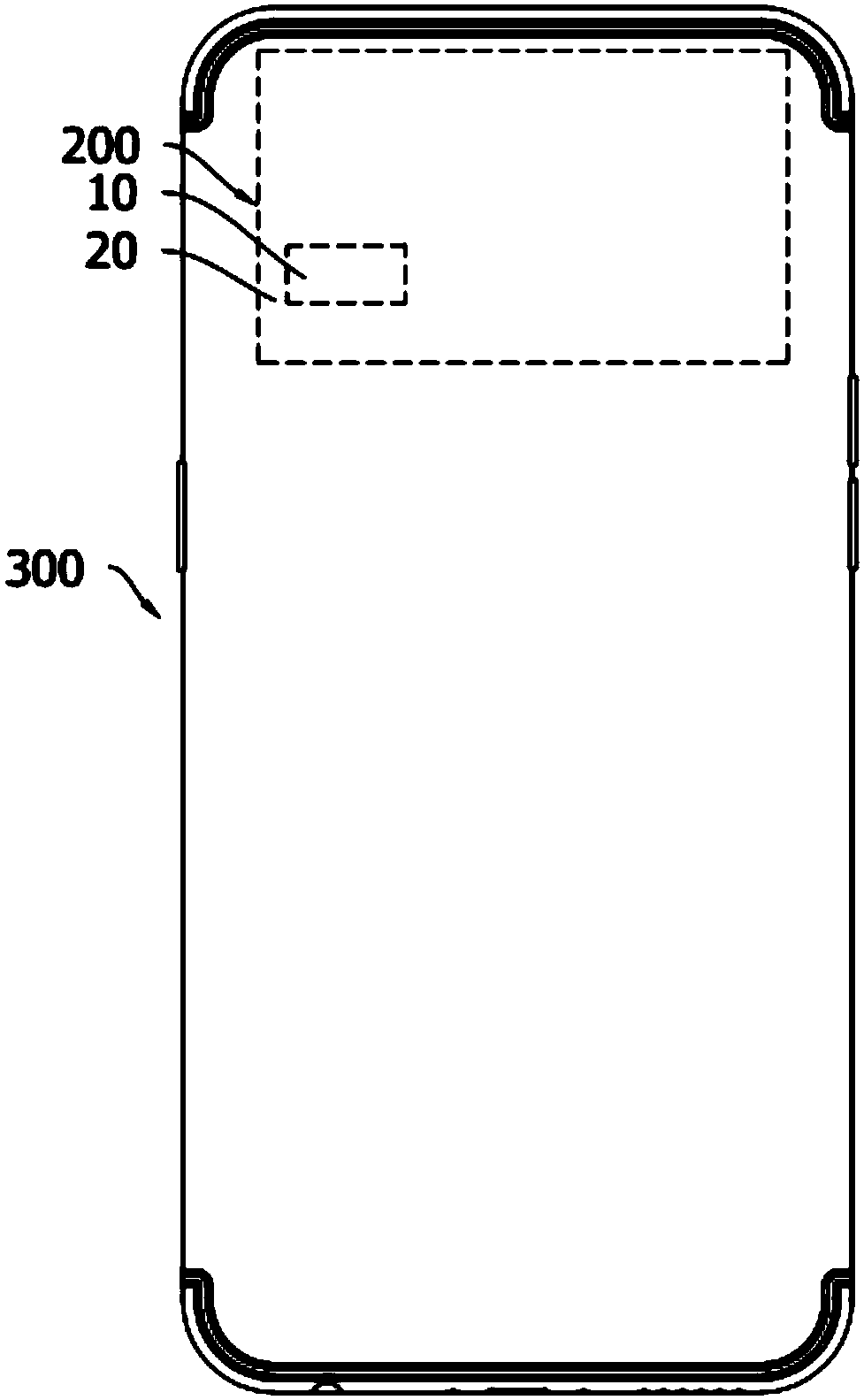 LED SMD, light-emitting assembly and mobile terminal