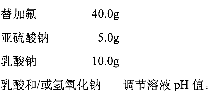 Preparation method of stable tegafur injection liquid