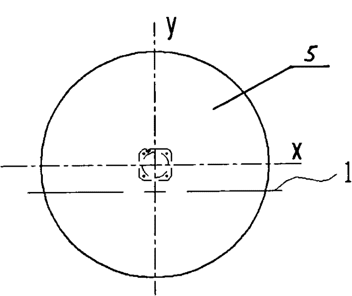 Air bag folding mode of safety air bag for drivers