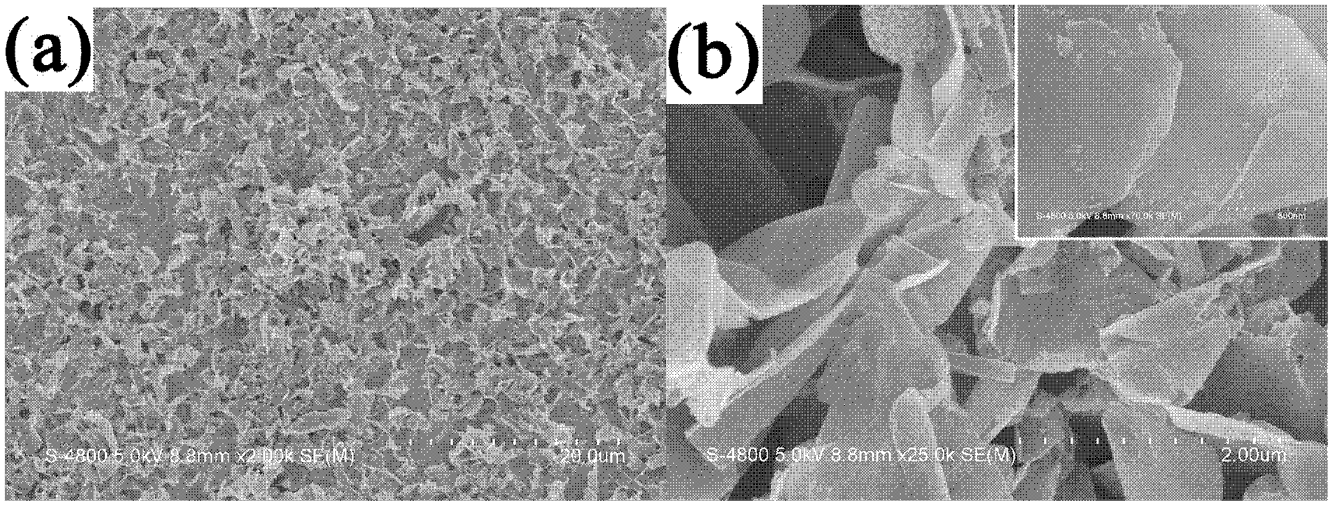 Method for preparing two-dimensional Fe3O4 nano material