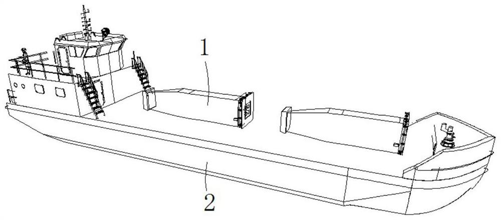 Marine rocket transporting and launching method