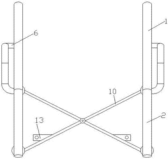 Wheelchair bracket with back elastic support