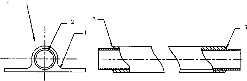 Method for producing irregular-section composite pipe