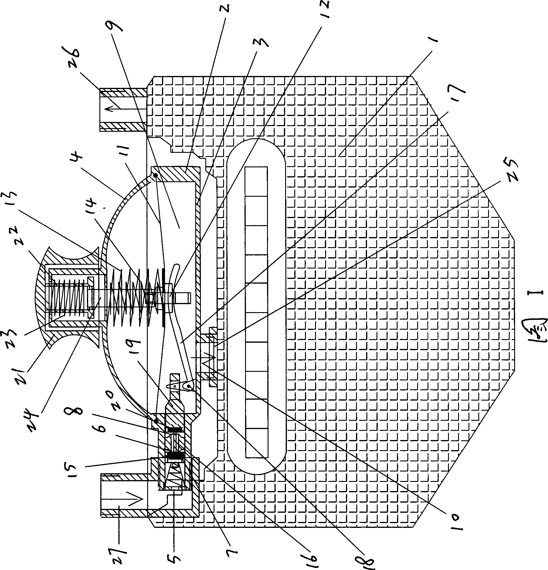 Explosion-proof gas meter