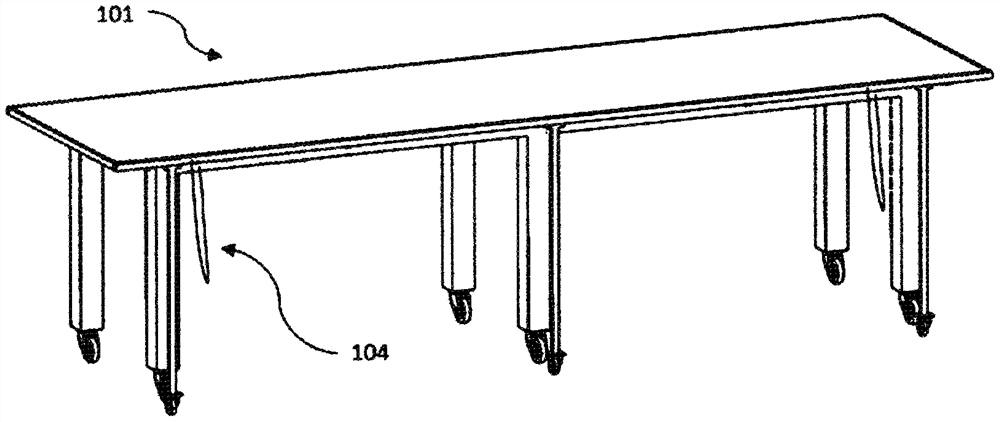 Lap joint type extensible multifunctional table