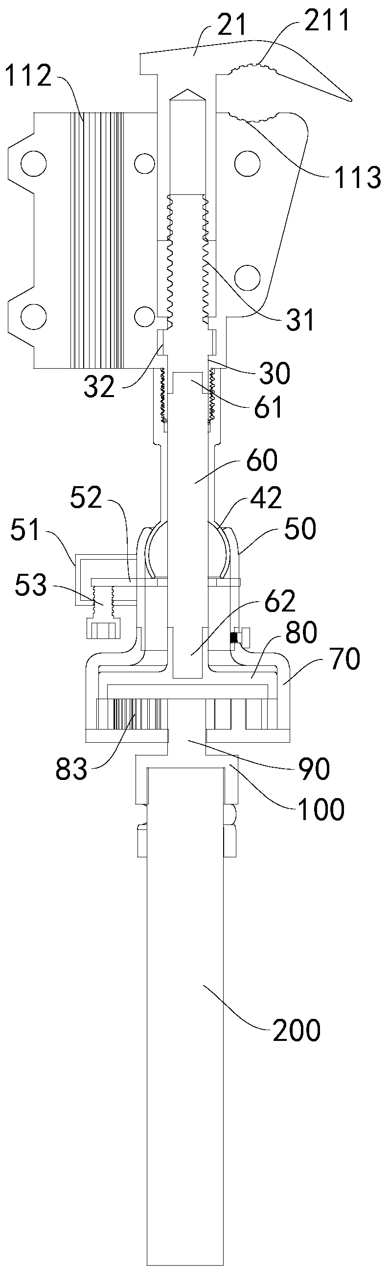 Wire connecting device for electrified lap joint