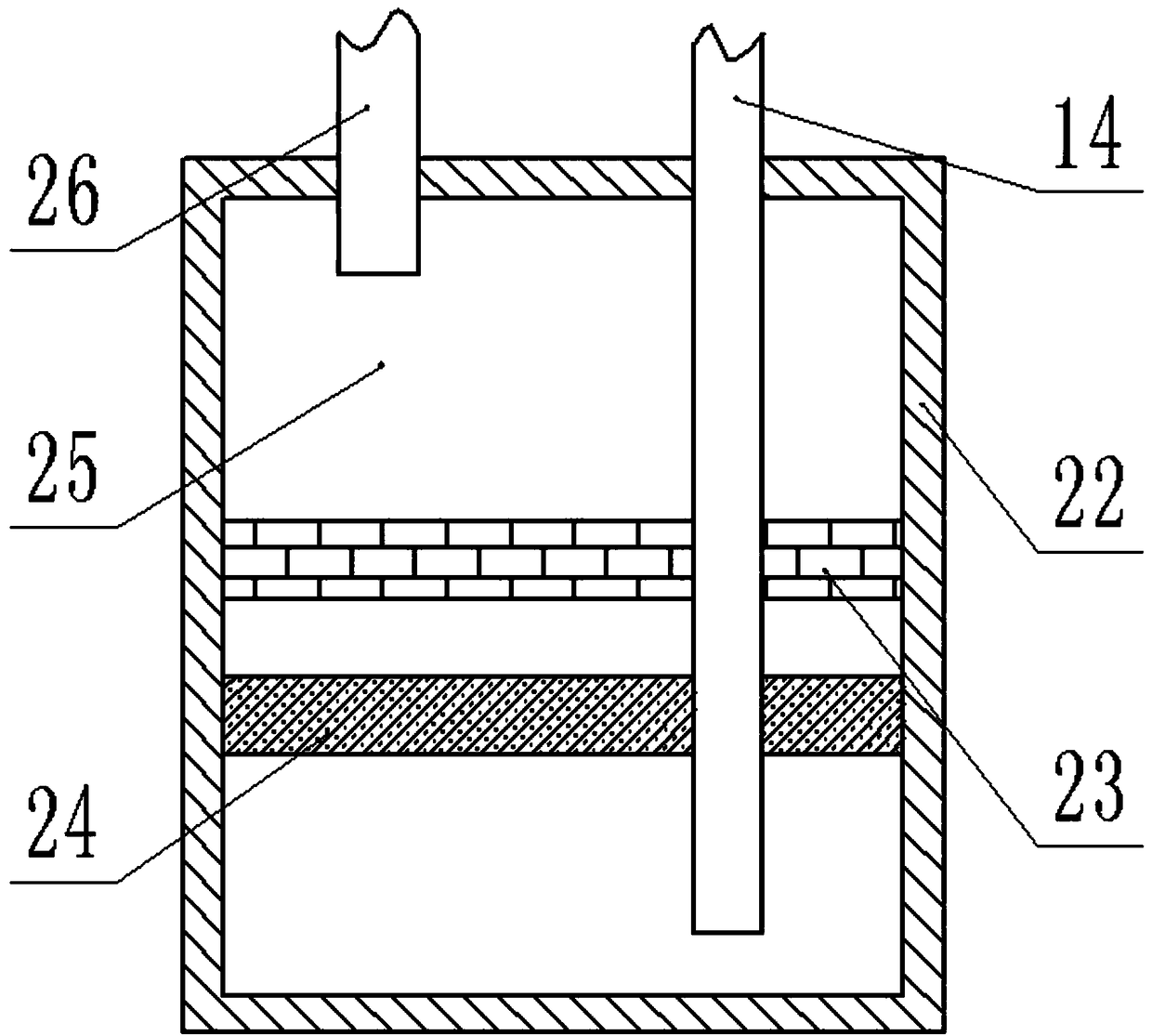 Simple construction stone crushing device