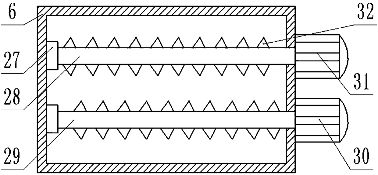 Simple construction stone crushing device