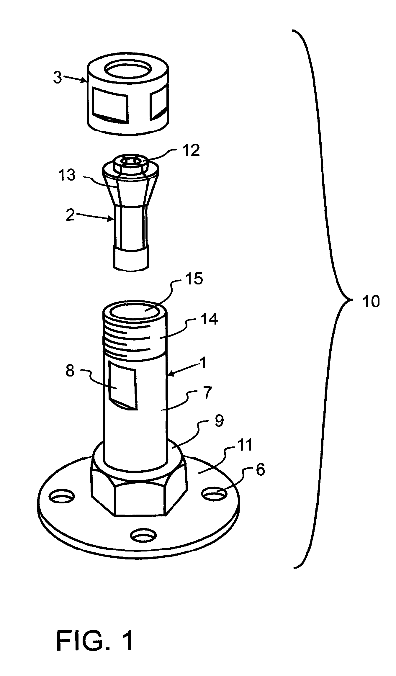 Angle grinder and angle grinder spindle-collet adaptor