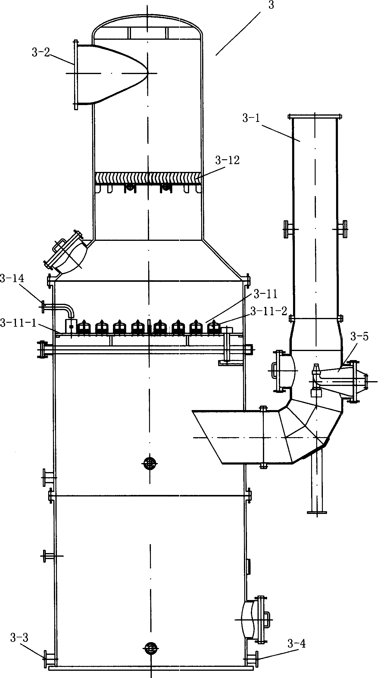 Waste gas treatment system