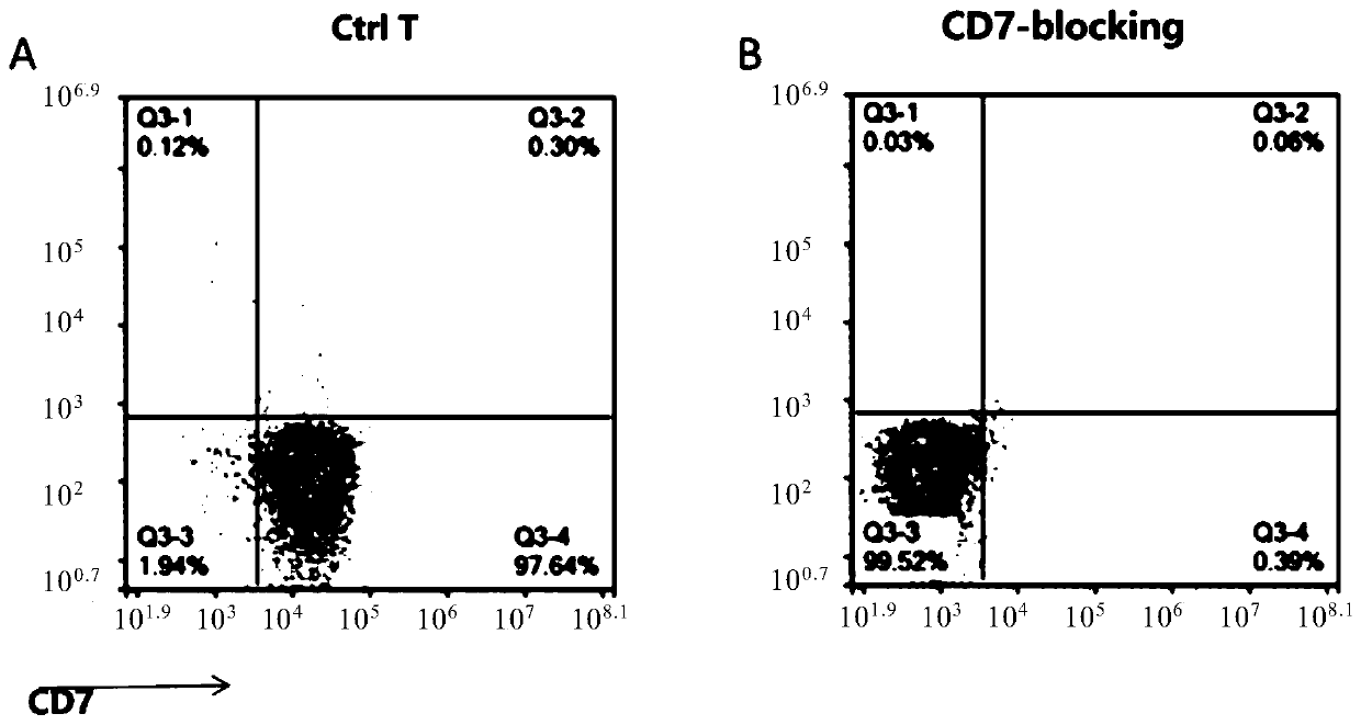 CD7-CAR-T cell as well as preparation and application thereof
