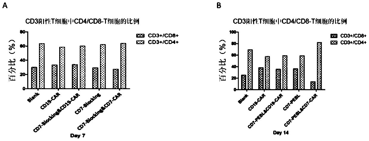 CD7-CAR-T cell as well as preparation and application thereof