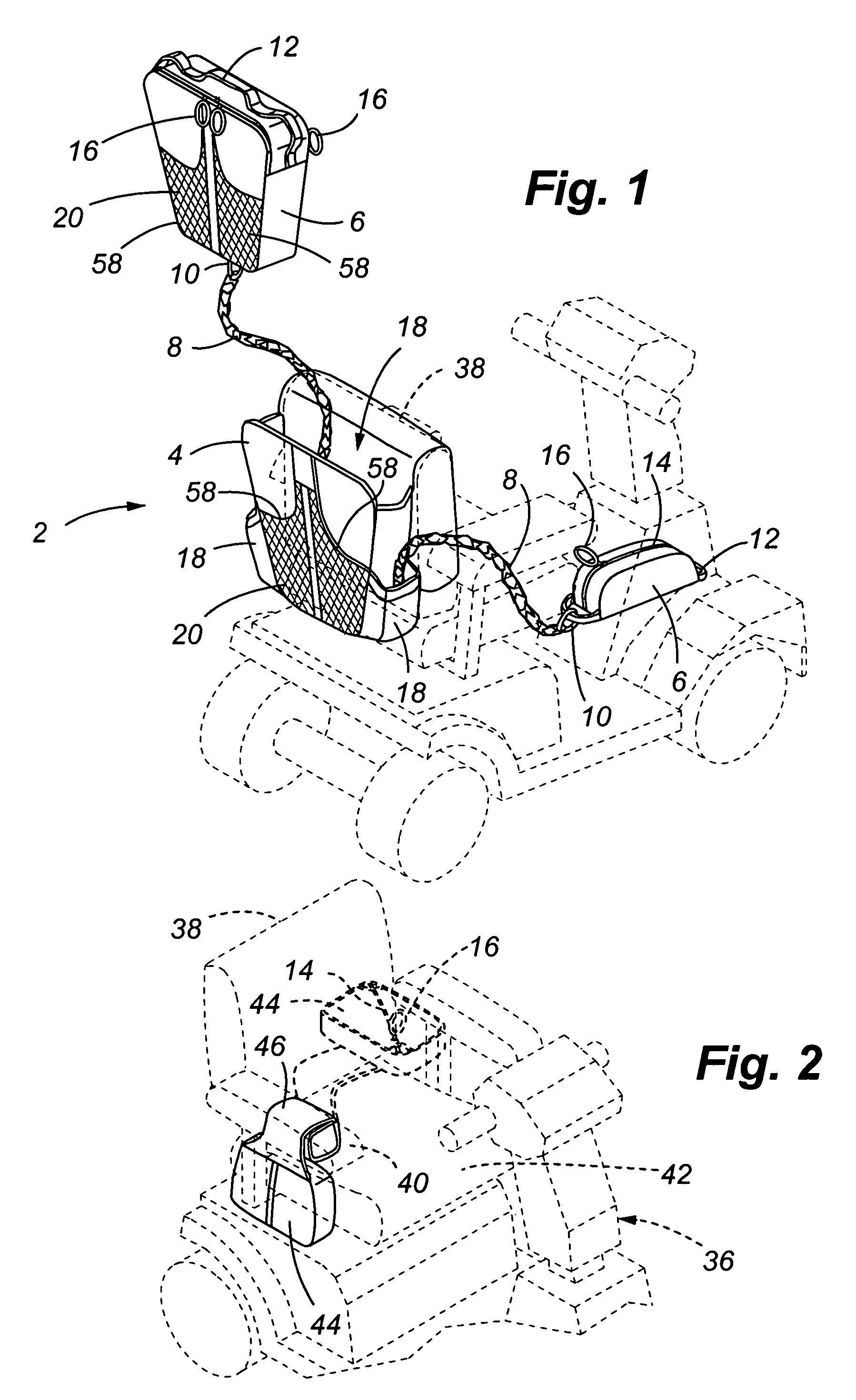 Personal storage apparatus for wheelchairs and other mobility assistance devices