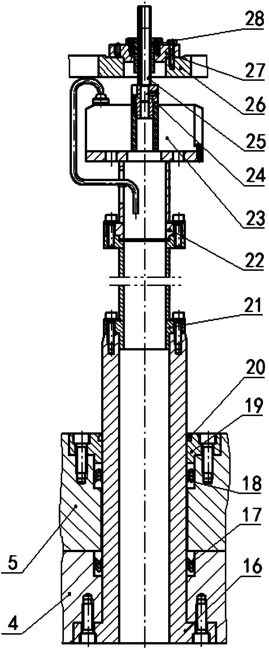 Jacking rotation precision indexing device