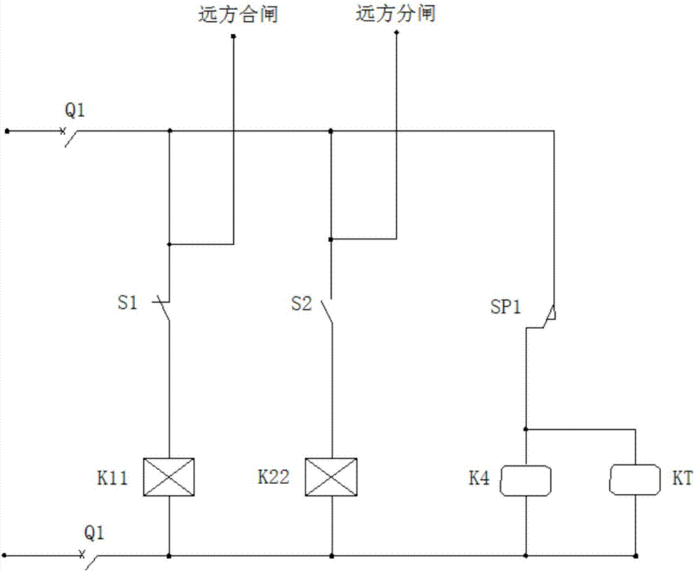 Energy storage motor control circuit of self-energy type sulfur hexafluoride circuit breaker