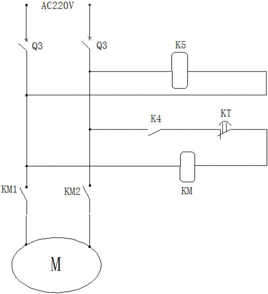 Energy storage motor control circuit of self-energy type sulfur hexafluoride circuit breaker