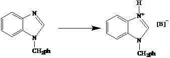 Benzimidazole ionic liquid aid used in rubber processing and preparation method thereof