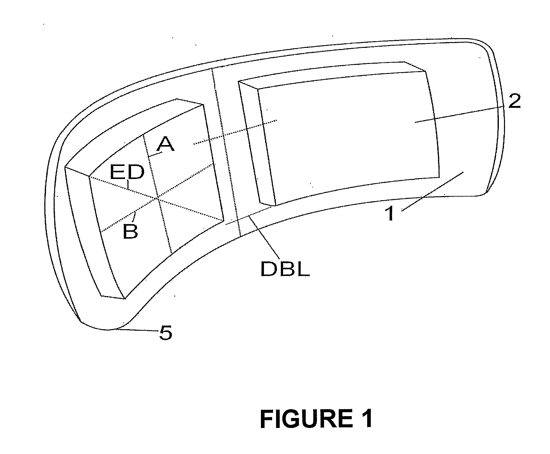 One-piece lens with surplus inner optical material