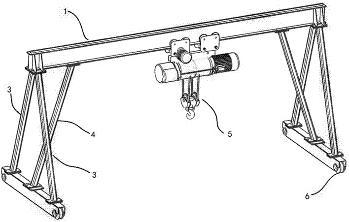 Multifunctional combined crane