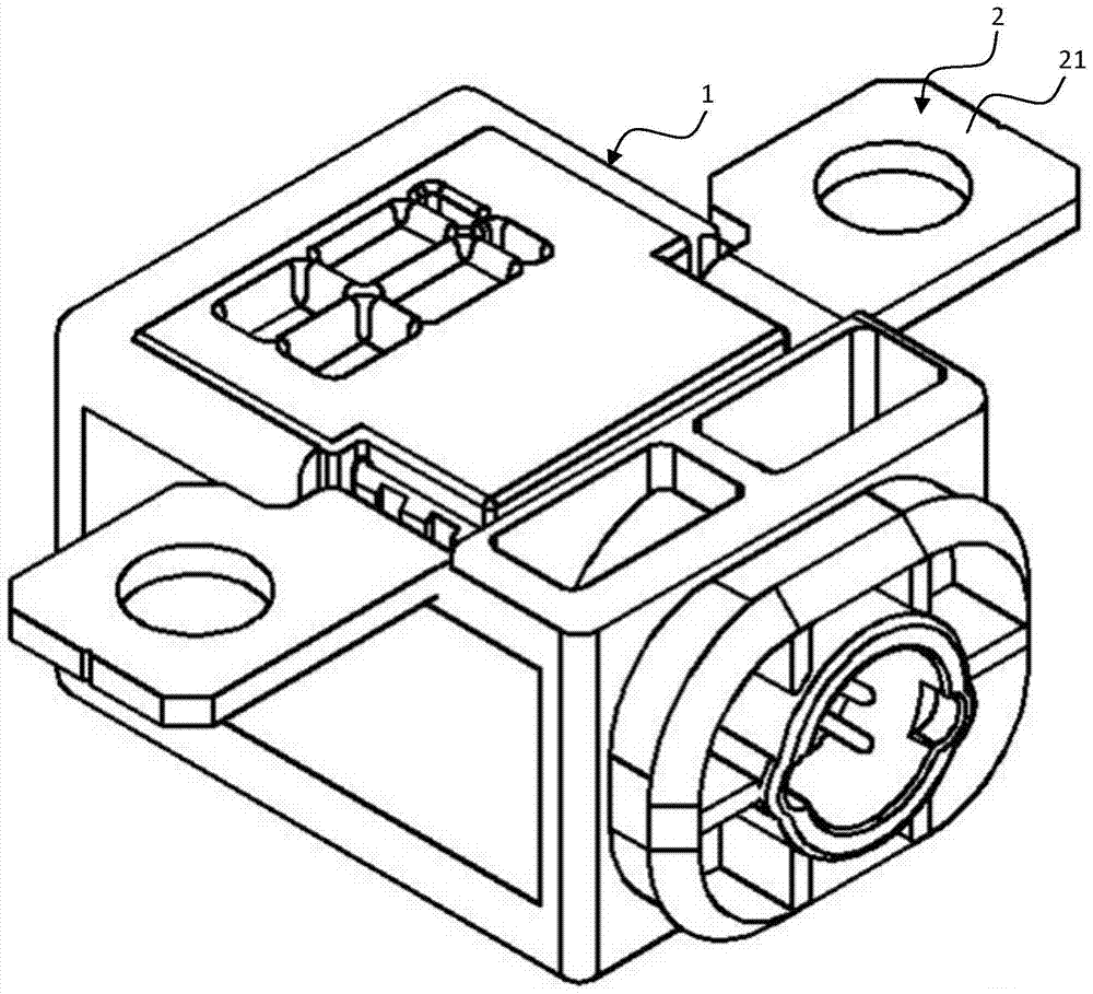 Collision power failure protection device