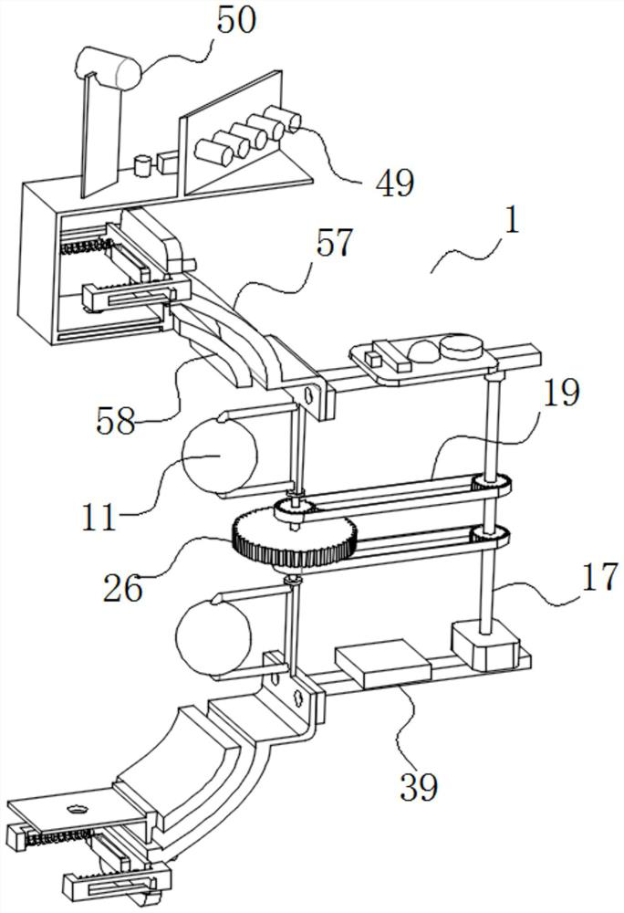 Road vehicle fault alarm inspection robot