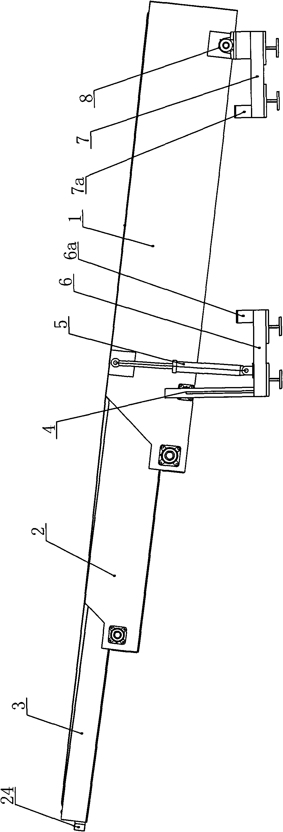 Telescopic bidirectional loading and unloading conveyor