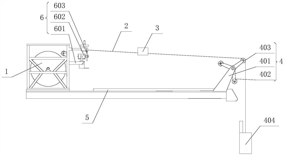 Helicopter fixed-point constant-speed delivery device