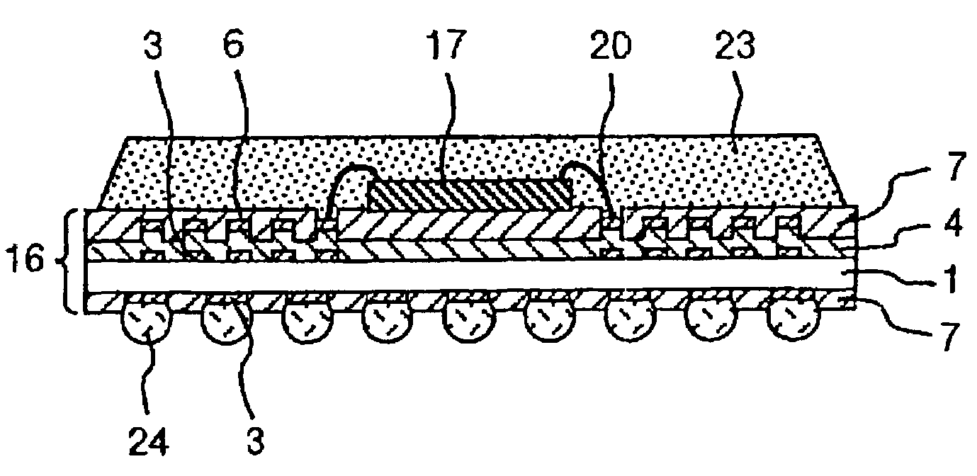 Printed wiring board and electronic device using the same