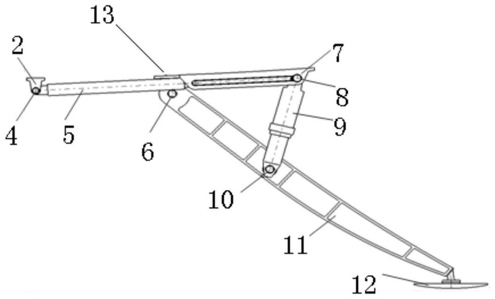A linear self-locking tail retractable buffer device