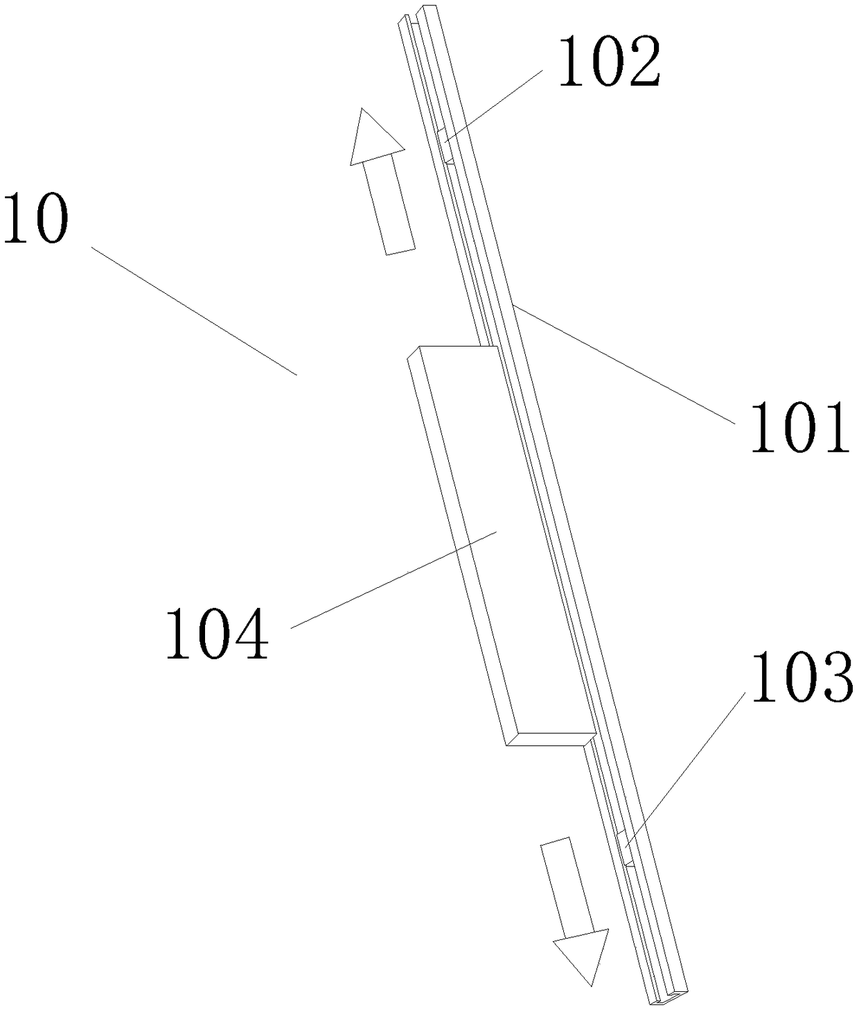 Built-in louver hollow glass