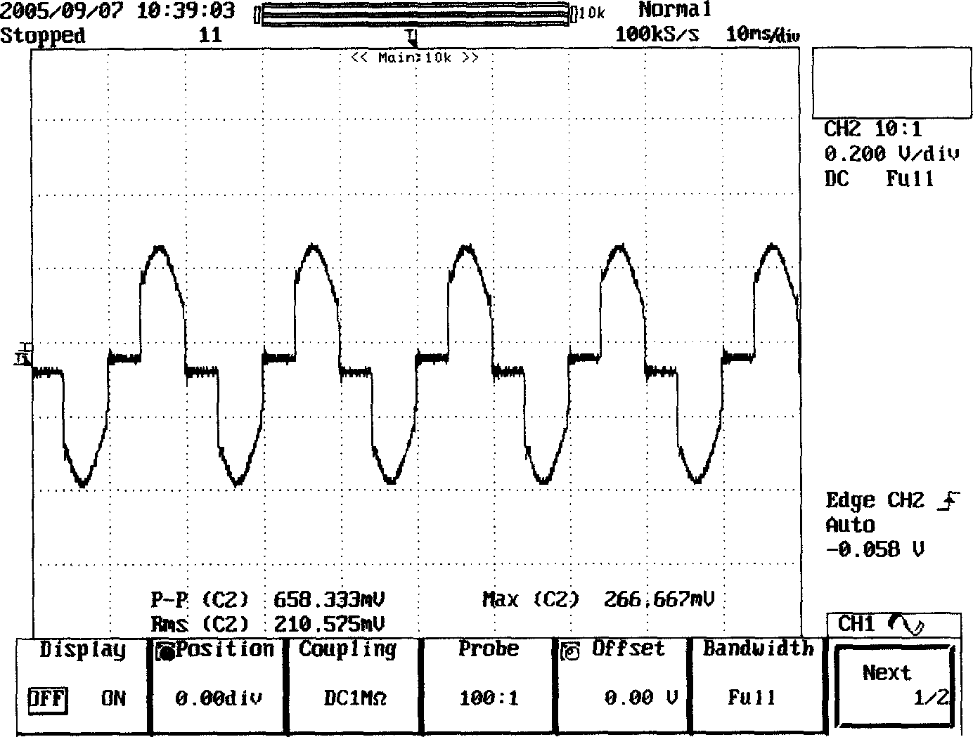 Electron ballast passive power factor correcting circuit